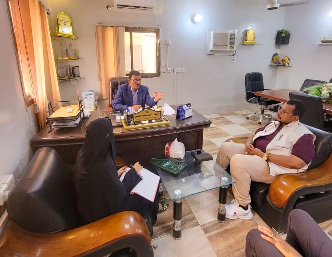 زيارة مؤسسة قطرات للتنمية إلى مكتب الشؤون الاجتماعية والعمل في حضرموت